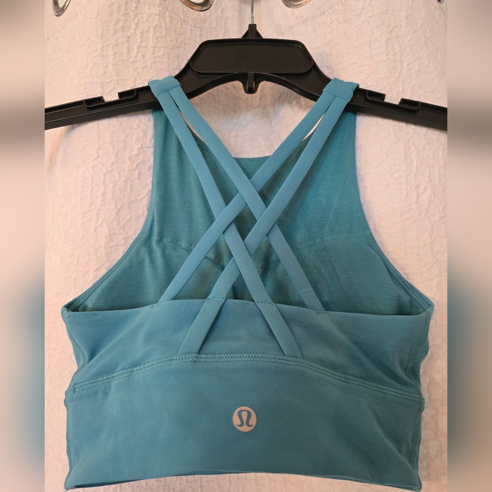 Lululemon Athletica Blue Strappy Sports Bra